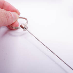 Porte-badge robuste en acier inoxydable 304 de 53 pouces, haute performance, léger (60g), pour la plongée et les sports nautiques - Product Image 5