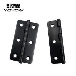 Charnière de porte et de fenêtre Yoyow 76x42x1.5mm en fer noir, style moderne et simple - Product Image 2