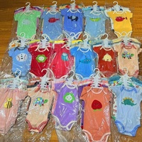Lot de Stock Varié de Vêtements pour Bébé – Grossiste Bas Prix en Coton : Gilets, Bodys, Barboteuses, Combinaisons à Manches Courtes pour Bébé