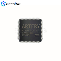Geesing ARM Cortex-M4F MCU 32 bits 288 MHz 1 Mo Flash LQFP-100 avec FPU DSP Double OTG Ethernet 5,33 Msps ADC AT32F437VGT7