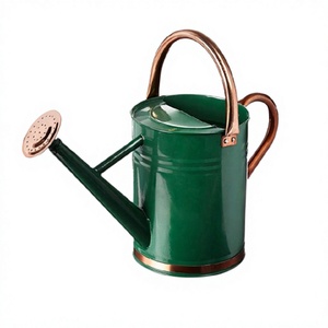 La couleur verte faite à la main a galvanisé le bidon d'eau de forme ronde de qualité supérieure pour l'usage d'intérieur et extérieur - Product Image 1