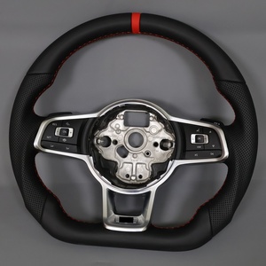Volante Deportivo Personalizado para VW <span class=keywords><strong>Volkswagen</strong></span> Golf R GTI GTD GTE MK6 MK7 7.5 Touareg <span class=keywords><strong>Beetle</strong></span> Polo - Product Image 3