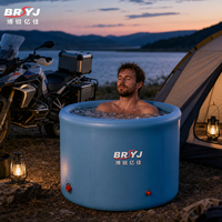 Baignoire de cryothérapie gonflable en PVC Drop Stitch, pliable, autoportante, pour une personne, récupération musculaire, cryothérapie, extérieur
