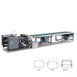 Bán tự động cứng nhắc hộp dán Máy cuốn sách trường hợp dán máy + Quà Tặng hộp cứng bao bì máy ép - Product Image 3