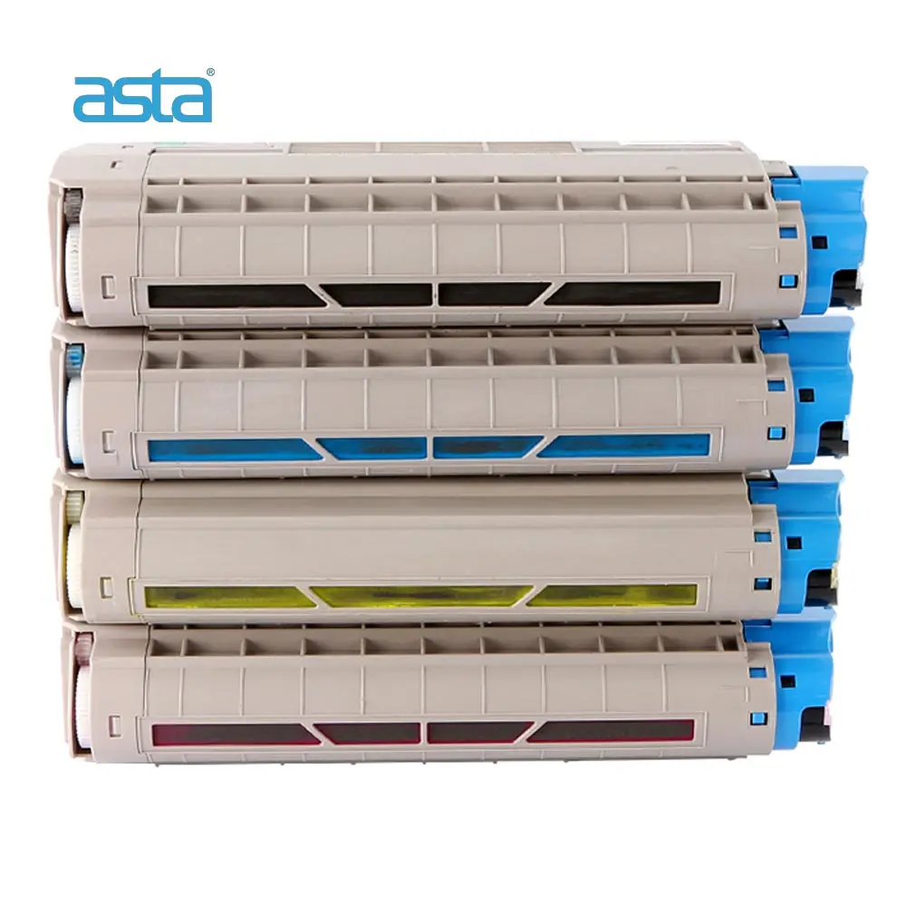 ASTA Cartuccia Toner a Colori Compatibile Per OKI C610 C710 C711 C810 C830 C822 C823 C831 C841 MC873 All'ingrosso della Fabbrica