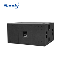 Sandy B3 - Subwoofer Doble de 18 Pulgadas, Gran Oferta, Subwoofer para Exteriores Resistente al Agua, Sistema de Sonido Profesional