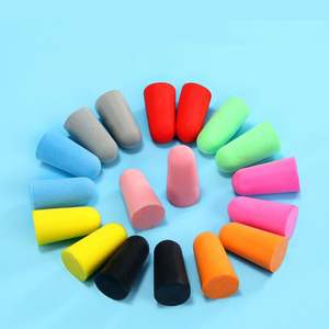 Bouchons d'oreilles anti-bruit personnalisables en mousse PU pour hôtels d'affaires, cadeau promotionnel, réutilisables, confortables et doux pour dormir - Product Image 2