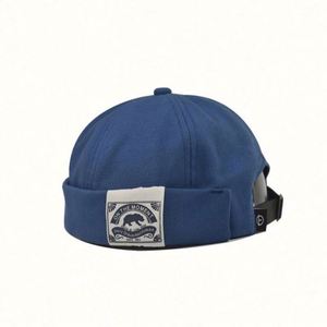 Casquette de baseball sans visière personnalisée en gros pour hommes, réglable - Product Image 2