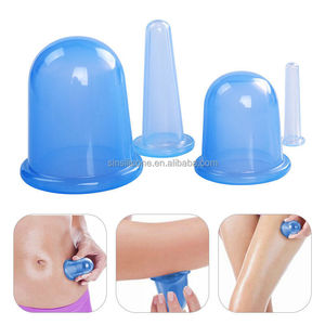 4pcs Silicone Ventouses Aspiration Corps Massage Caoutchouc Coupe <span class=keywords><strong>Anti</strong></span> <span class=keywords><strong>Cellulite</strong></span> Mince - Product Image 2