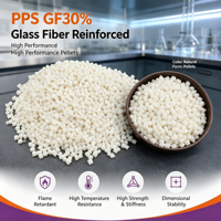 Granulés de plastique d'ingénierie PPS 30%GF30 haute résistance à la température, haute résistance, directement de l'usine, pour moulage par injection