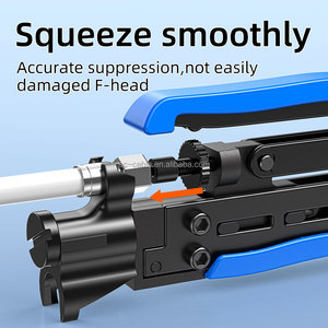 Bán buôn có thể điều chỉnh <span class=keywords><strong>F</strong></span> Đầu nối RG6 RG59 <span class=keywords><strong>rg7</strong></span> RG11 cáp đồng trục crimper kìm nén Uốn Tóc bồng công cụ - Product Image 5