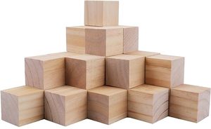 Bán buôn màu sắc khác nhau trẻ em Đồ chơi giáo dục DIY <span class=keywords><strong>Craft</strong></span> puzzle trò chơi chưa hoàn thành tùy chỉnh rắn khối gỗ khối gỗ - Product Image 3