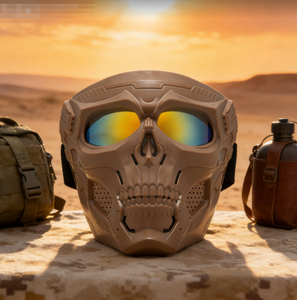 Casque tactique avec visière pour moto tout-terrain et vélo, en ABS, coupe-vent, pour adultes - Product Image 6