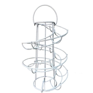 Estante moderno de Metal para refugio de huevos, 24 huevos, encimera de cocina, estante organizador de huevos, suministros de cocina para el hogar, estante de rodillos de almacenamiento en espiral - Product Image 4