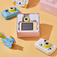Cámara Infantil Popular con Pantalla HD de 2.4 Pulgadas, Sensor CMOS, MicroSD, Zoom Óptico 40x, Lente Gran Angular de 120°, Juguete de Regalo