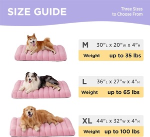 Weiches und Hautfreundliches Hundebett, Extra Bequem, Warm, Maschinenwaschbar mit Rutschfester Unterseite, Ideal für Hunde Aller Größen - Product Image 3