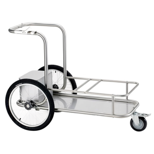 Carrello Spazzatrice Doppio in Acciaio Inox 640 Db - Product Image 2