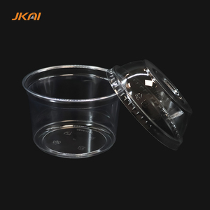 Dùng Một Lần 16Oz Pet Nhựa Deli <span class=keywords><strong>Container</strong></span> Tùy Chỉnh Deli <span class=keywords><strong>Container</strong></span> Có Nắp Đậy Cho Bánh Milkshake Món Tráng Miệng Takeaway Cup - Product Image 2