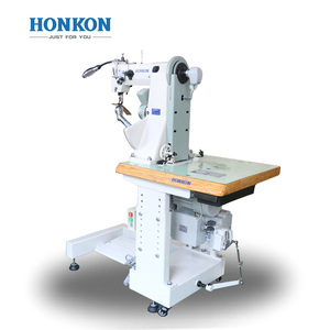 Máquina de coser industrial de alta precisión de una aguja, tipo sentado, de hierro, para uso doméstico, nueva, para coser suelas de zapatos, modelo HK-168 - Product Image 1