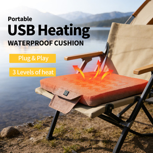 وسادة مقعد مربعة سميكة للغاية مقاومة للماء من البولي يوريثان، وسادة كرسي للتخييم في الهواء الطلق، وسادة أثاث الفناء، سهلة التنظيف - Product Image 2