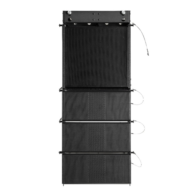 Line Array High Quality 2x6.5" Plastic & 15" Wooden Speaker Boxes DSP 1000W 4" VC Amplifier for Stage Use