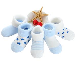 Vente en gros Nouveau-né Infantile <span class=keywords><strong>Chaussettes</strong></span> d'hiver pour bébé 0-3 6-12 Mois Garçon Fille French Terry Chaud Coton Respirant Tricoté Crew High - Product Image 1