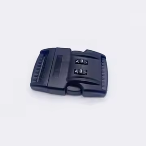 <span class=keywords><strong>Sangle</strong></span> de verrouillage à <span class=keywords><strong>code</strong></span> noir en plastique POM Hengli HL-A060A 50 mm pour <span class=keywords><strong>valise</strong></span> et bagages - Product Image 1