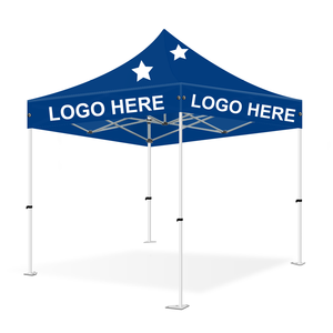 Auvent de marque personnalisée en polyester enduit imperméable de haute qualité Installation facile Foire commerciale Stable Tente à cadre en aluminium 40mm - Product Image 6
