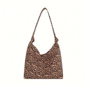 Bolsos de Moda de Verano para Mujer, Bolsos de Mano con Estampado de Leopardo, Bolsos Populares para Chicas Jóvenes, Bolsos de Playa, Bolsos de Viaje de Nailon - Product Image 1
