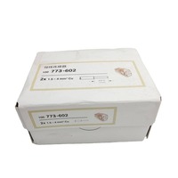 Connecteur de raccordement 773-602 en stock, neuf, original allemand, 4mm², 2 conducteurs solides, boîtier transparent, couvercle blanc 773 602