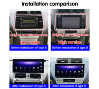 Unité principale de voiture Krando 12.3 pouces pour TOYOTA PRADO 2018 - 2020 Android Auto Radio Navigation sans fil Apple Carplay 4G WIFI DSP