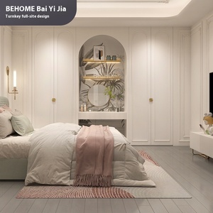 Behome mobili su misura per tutta la casa integrato Walk-in regina spogliatoio guardaroba per <span class=keywords><strong>camera</strong></span> da letto Open <span class=keywords><strong>TV</strong></span> Stand Design - Product Image 5