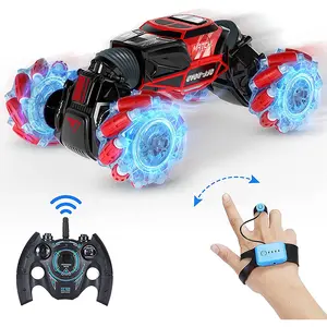 RC arabalar Off-Road 4WD uzaktan kumanda arabalar 2.4GHz hızlı Stunt 1:16 Drift 360 çift taraflı çevirir Crawle drift yüksek hızlı fırçasız