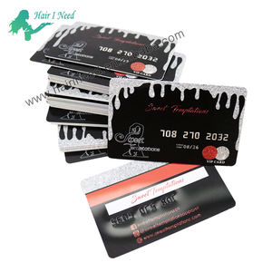 Biglietti da Visita Personalizzati in PVC, Stampa di Carte Fedeltà, Carte Regalo in Plastica, Carte <span class=keywords><strong>VIP</strong></span> Magnetiche con Stampa a Caldo CR80 - Product Image 3