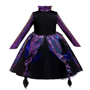 Costume de cosplay de sirène <span class=keywords><strong>Ursula</strong></span> pour enfants, robe de fille, jupe gothique violette, <span class=keywords><strong>Ursula</strong></span> Arile, anime, performance scénique, costume d'Halloween - Product Image 3