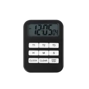 CE Kitchen scale timer with adsorption magnet on the back timer 60 minutes 3 sets of timing digital kitchen timer for cooking