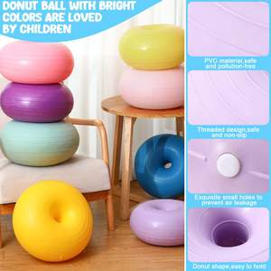 8 pièces autisme enfants <span class=keywords><strong>étudiant</strong></span>s exercice équilibre formation pompe à main élémentaire gonflable beignet sièges flexibles pour salle de classe - Product Image 3