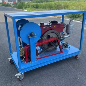 Máquina de limpieza de drenaje <span class=keywords><strong>Precio</strong></span> motor diésel Auger Heavy Road Snake Alcantarillado <span class=keywords><strong>Manguera</strong></span> de alta presión Juego completo Máquina de limpieza de drenaje de alcantarillado - Product Image 2