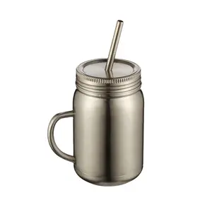 Stainless steel mason jar Hot sale high quality low price stainless steel wholesale mason jars