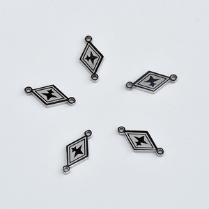 Titanium Steel Rhombus Chain Jewelry <b>Kit</b> For <b>DIY</b> Bracelet Necklace Pendant Material GJ260 - Product Image 4