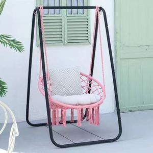 Support de hamac moderne en forme de gourde avec pieds antidérapants, mobilier d'extérieur, balançoire métallique pour tout-petits, pour chambre et salon - Product Image 4