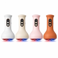 Masseur à ventouses intelligent avec télécommande sans fil, thérapie infrarouge, appareil de soulagement des douleurs musculaires, batterie au lithium rechargeable par USB