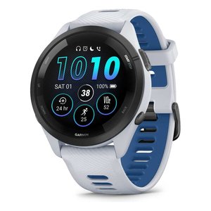 Reloj Inteligente (AMOLED) FORERUNNER 265 Blanco Piedra y Azul Mar 46 mm 010 02810 11 - Product Image 1