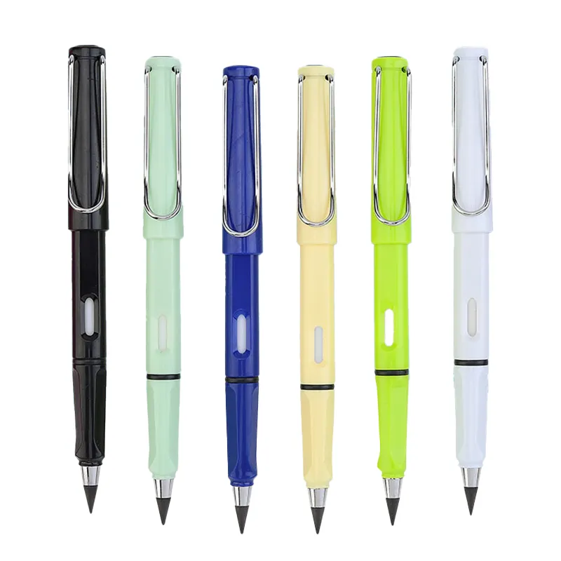 Bolígrafo duradero sin tinta portátil reutilizable de nuevo diseño para estudiantes que escriben lápiz eterno grafito