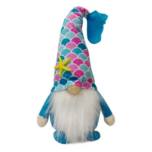 High Quality Fishtail Gnome Toy Summer Mermaid Party Pan Ocean Theme Stuffed Gonk Doll