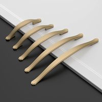 Amerdeco Lot de 10 poignées de meuble en métal bronze champagne, entre-trous de 3 pouces, installation facile, pour armoires de cuisine, commodes et salles de bain ZH0068