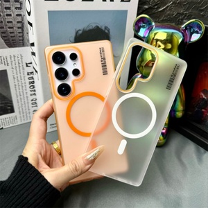 เคสโทรศัพท์แบบดูดแม่เหล็กเนื้อแมตต์บางเบา ให้สัมผัสเหมือนผิว สำหรับ Samsung S20 S21 S22 S23 S24 S25 ultra S25Edge A05 A25 A35 A55 A56 - Product Image 3