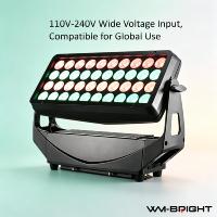 Projecteur LED Wash 8 segments à contrôle individuel 1100W avec plusieurs lentilles optionnelles pour scène de DJ et club