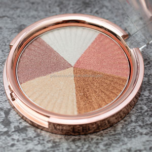 Resaltador de polvo impermeable, paleta de Resaltadores de polvo privada con logotipo personalizado, <span class=keywords><strong>5</strong></span> colores, venta al por mayor - Product Image 2