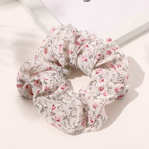 Hoa lớn tóc scrunchies phụ nữ voan thiết kế scrunchies cô gái Phụ kiện tóc - Product Image 4